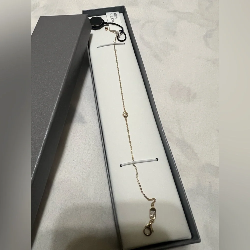 SUZY LEVIAN 14K 0.15 ct. tw. DIAMOND BRACELET